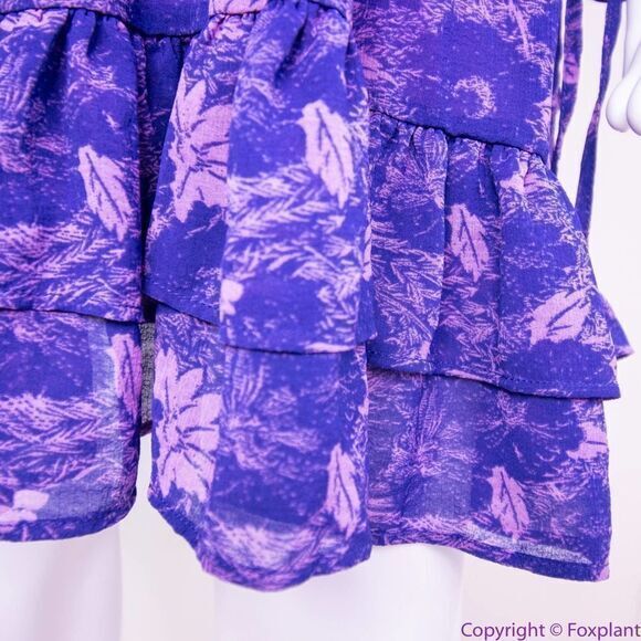 NEW Free People These Dreams purple Mini Dress, S - Picture 11 of 16
